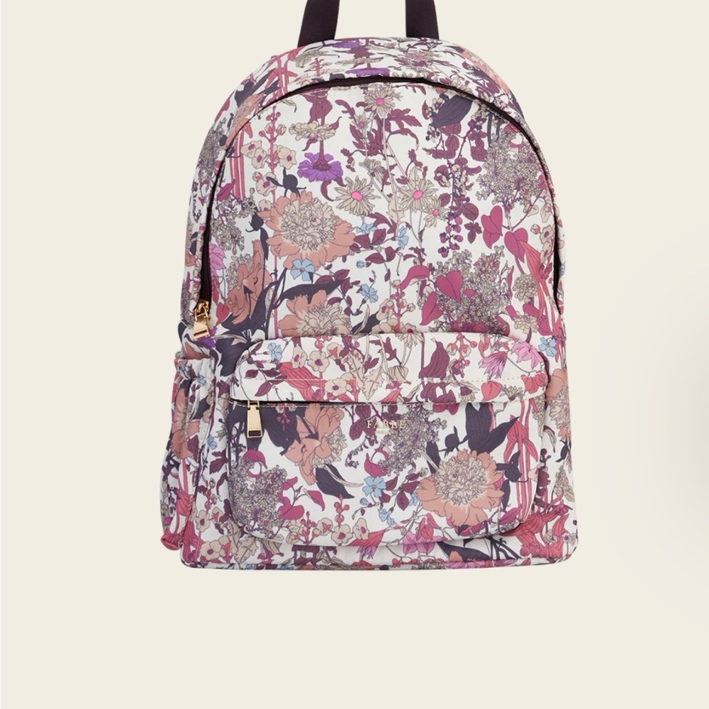 Fable England Deco Blooms Large Blackberry Backpack